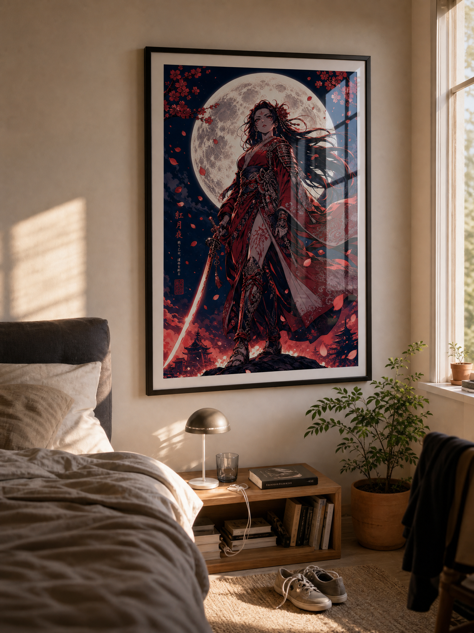 Moon Warrior — Anime Fantasy Poster