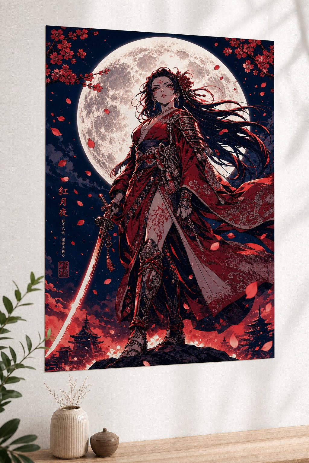 Moon Warrior — Anime Fantasy Poster
