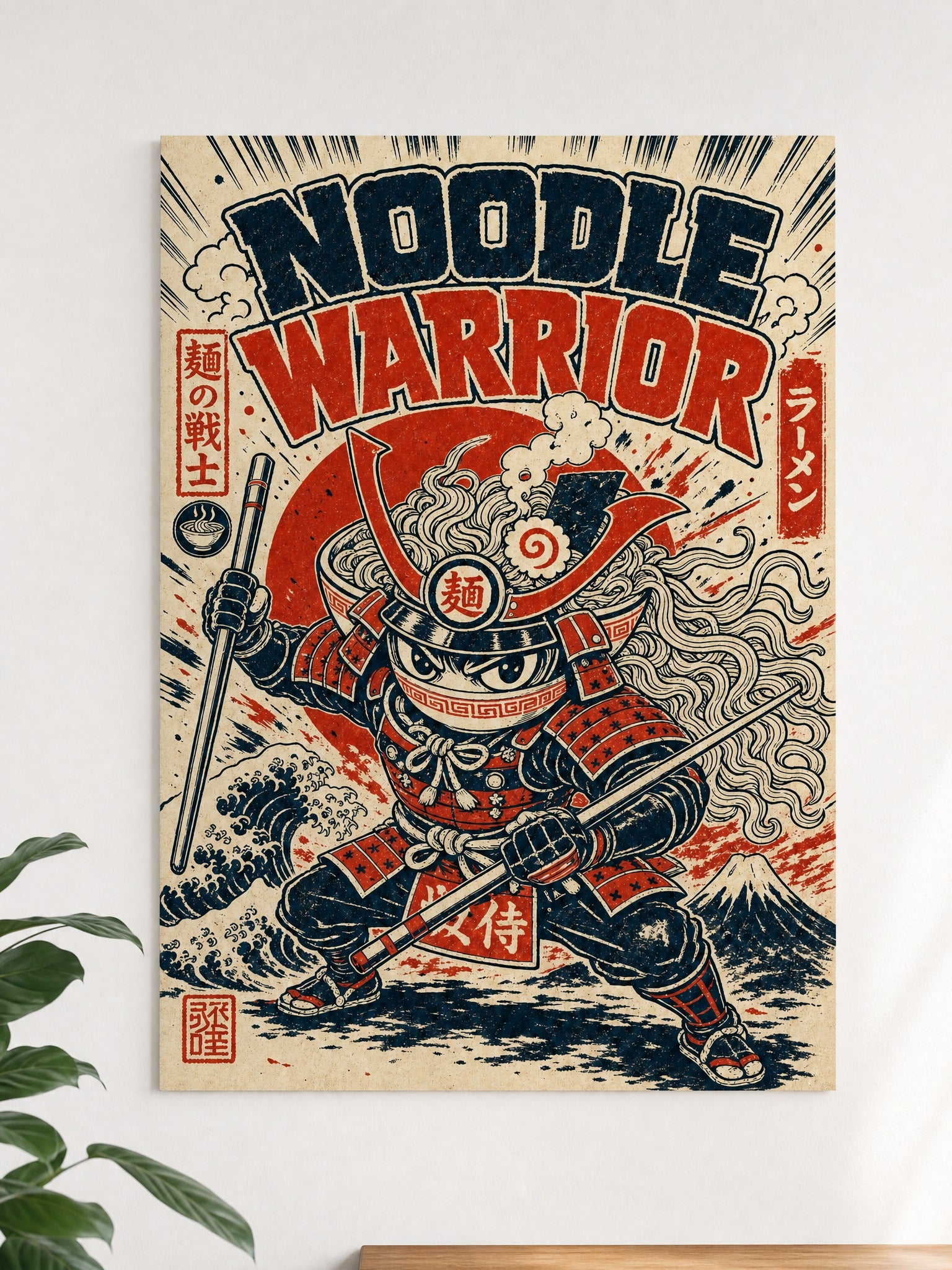 Noodle Warrior — Ramen Samurai Poster