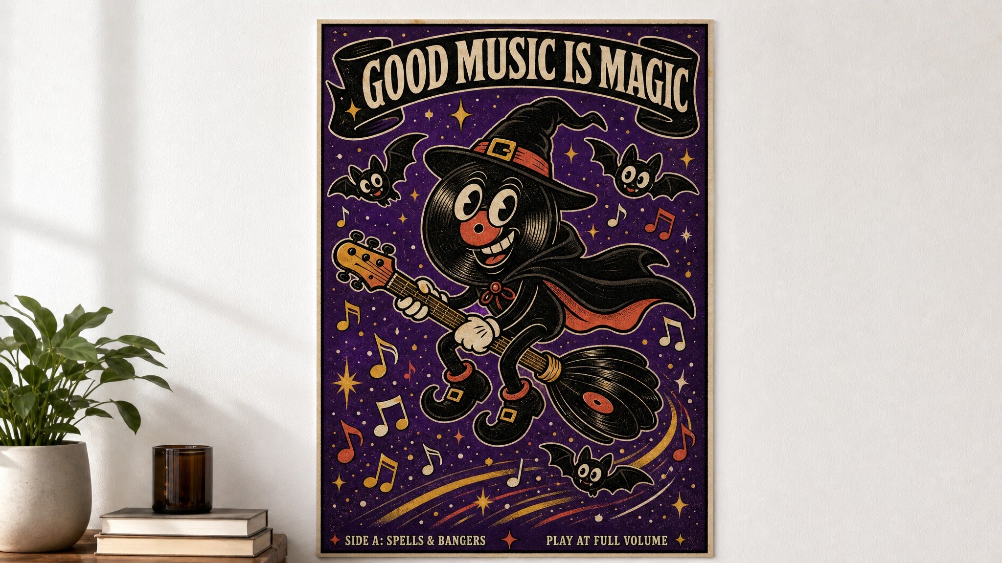 Good Music Is Magic — Vinyl Witch Poster