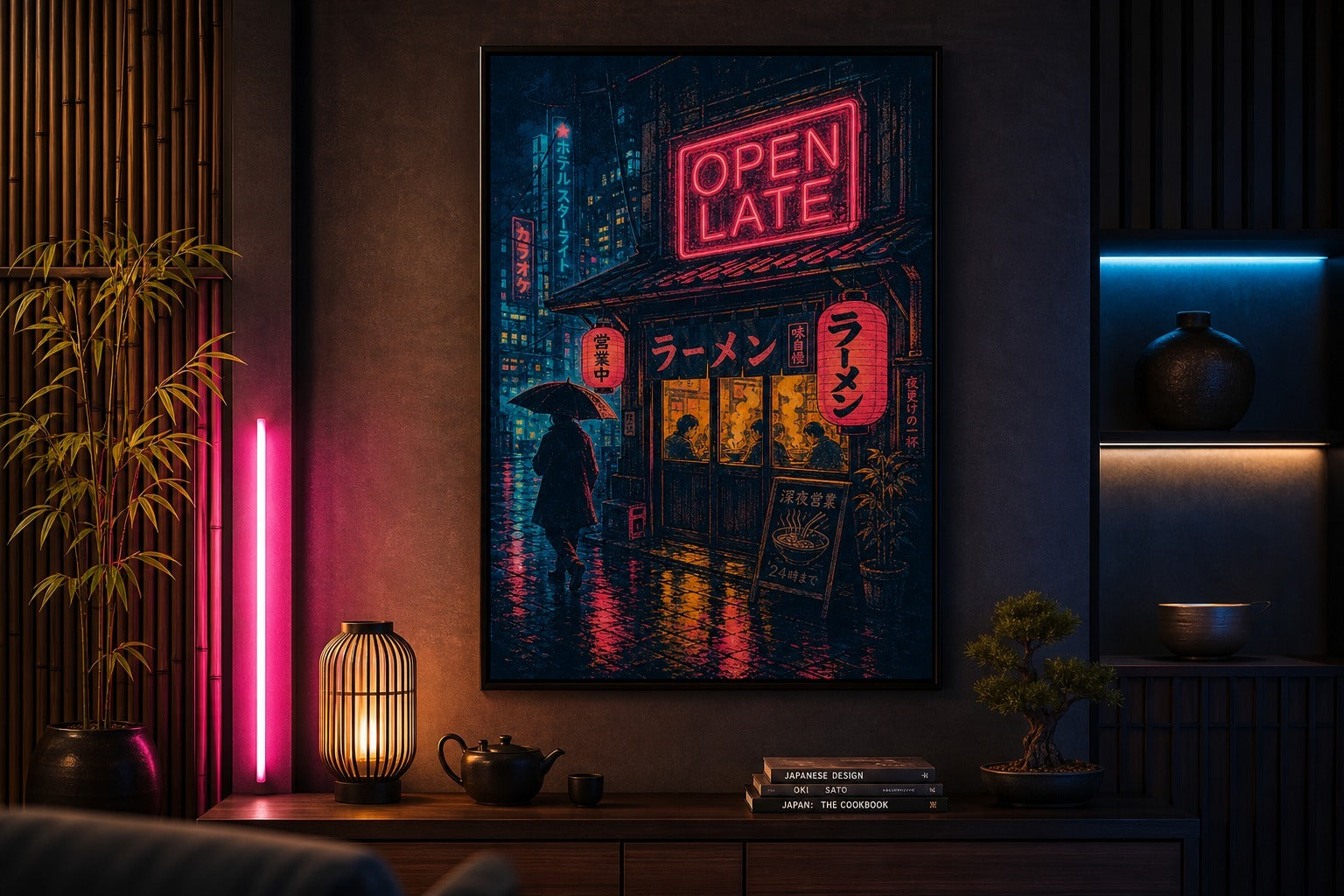 Ramen After Dark — Tokyo Night Poster
