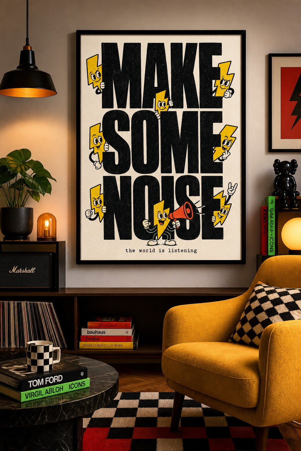 Make Some Noise — Typography Poster