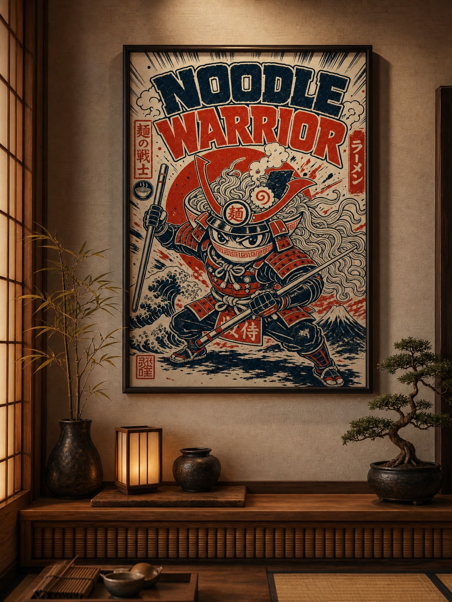 Noodle Warrior — Ramen Samurai Poster