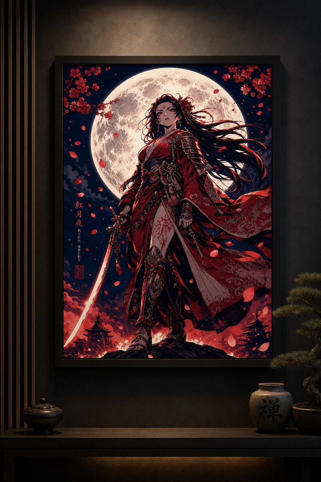 Moon Warrior — Anime Fantasy Poster