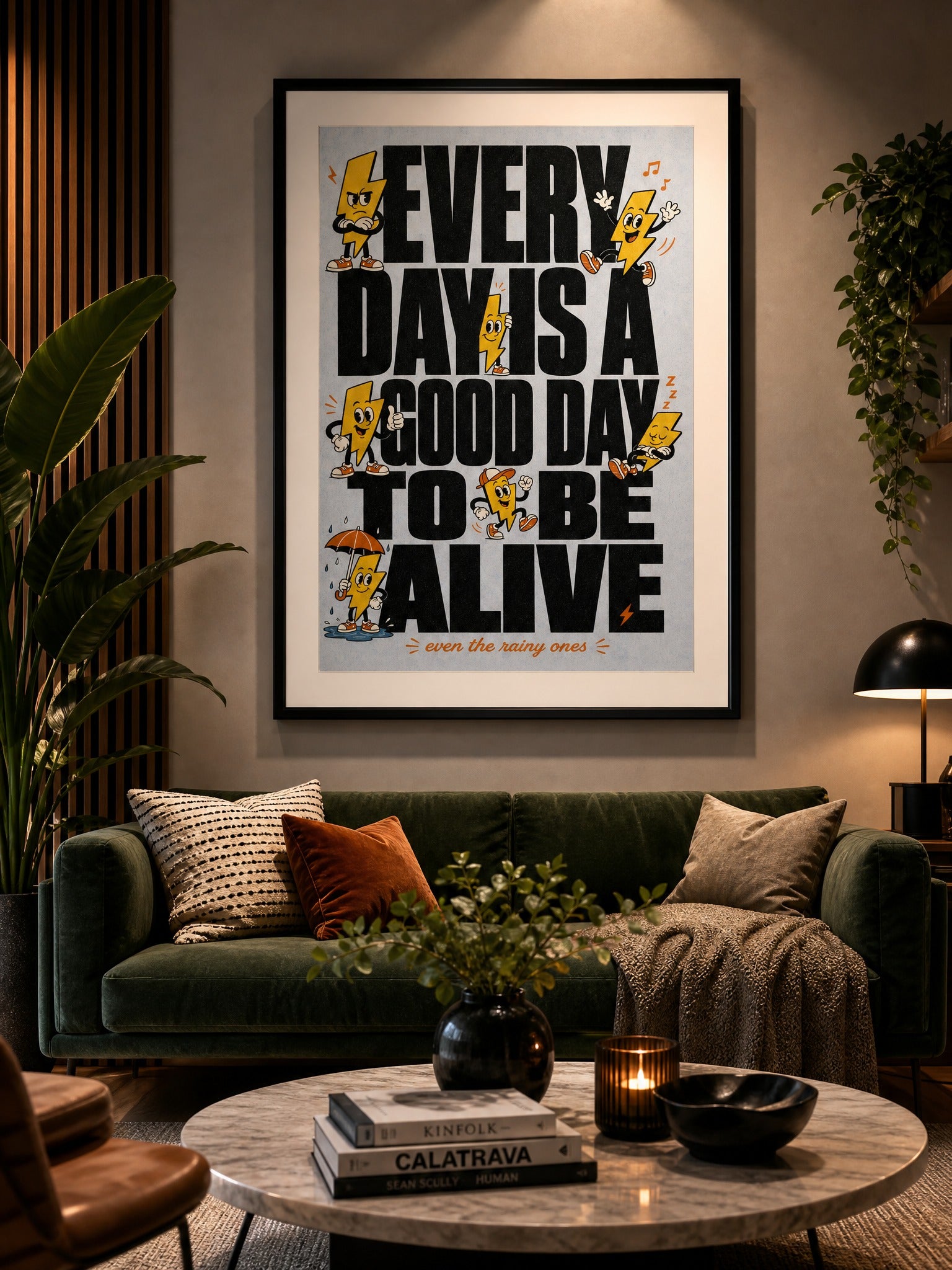 Every Day Is A Good Day — Typography Poster