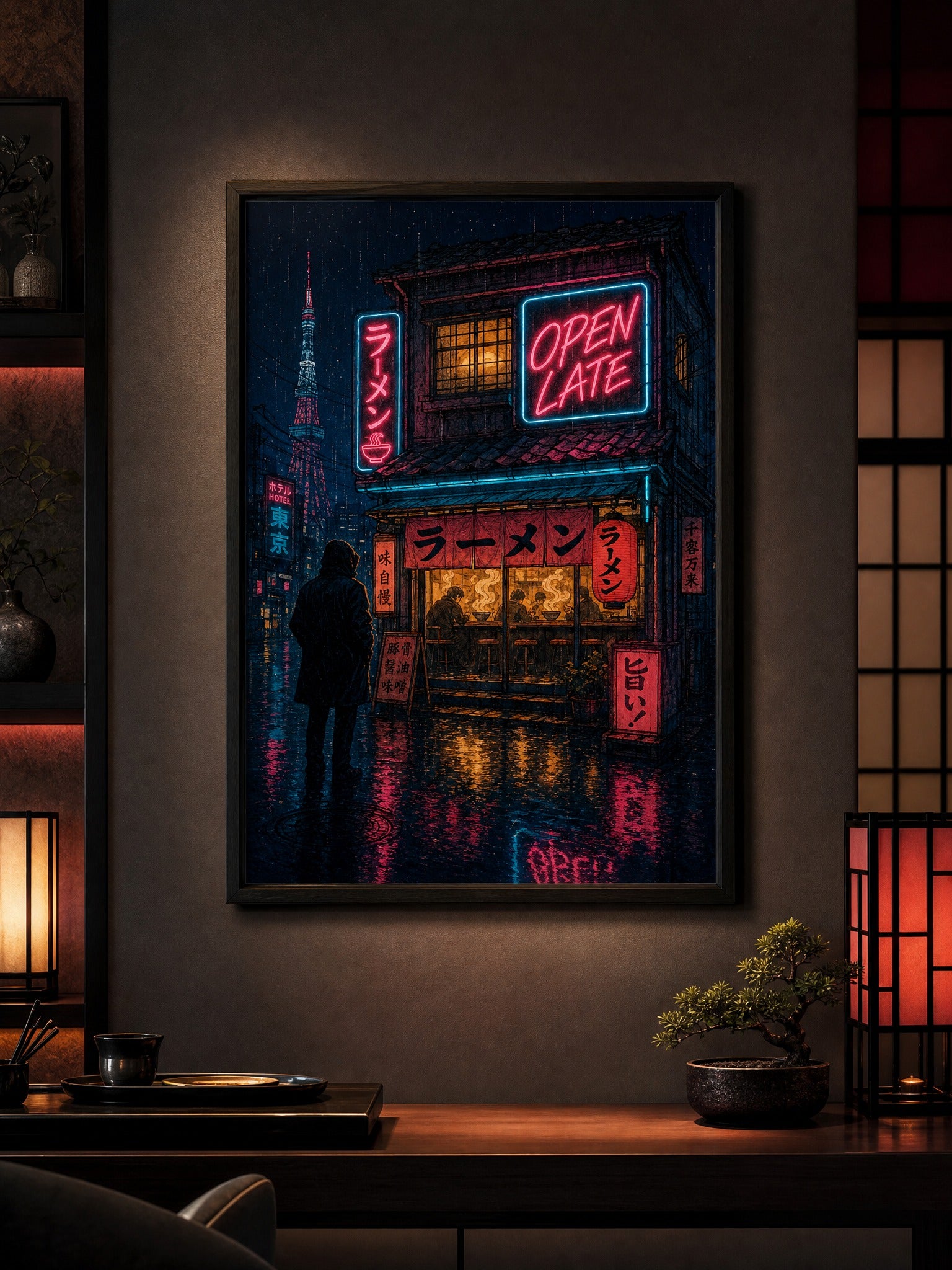 Open Late — Tokyo Ramen Night Poster