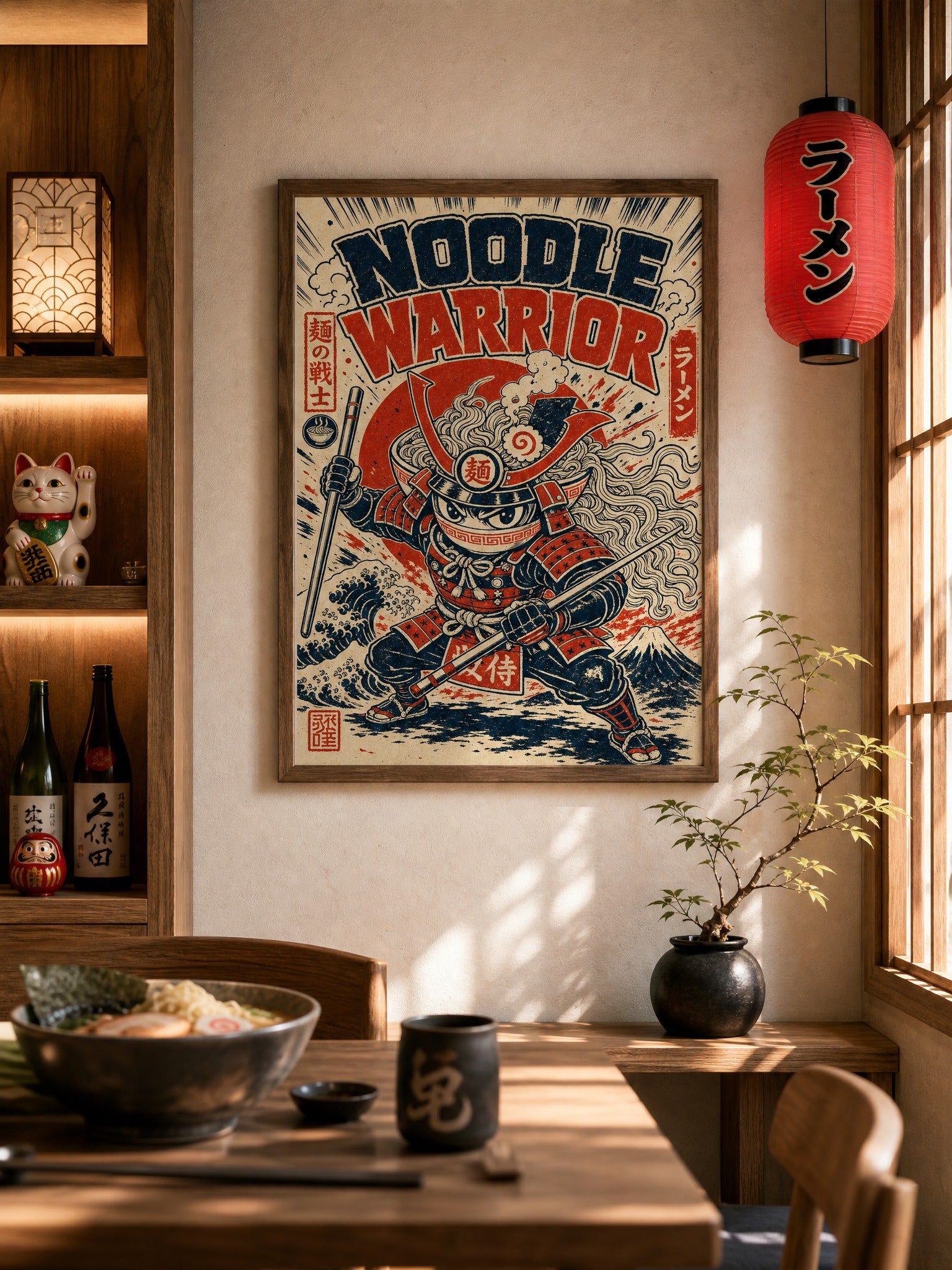 Noodle Warrior — Ramen Samurai Poster