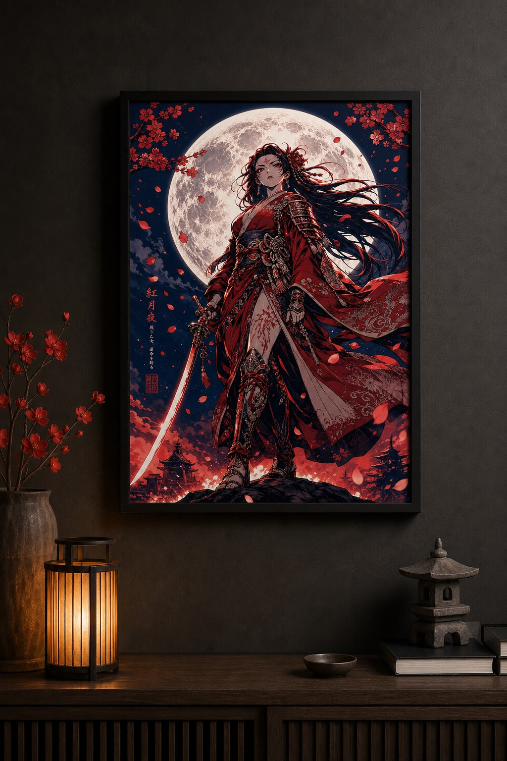 Moon Warrior — Anime Fantasy Poster