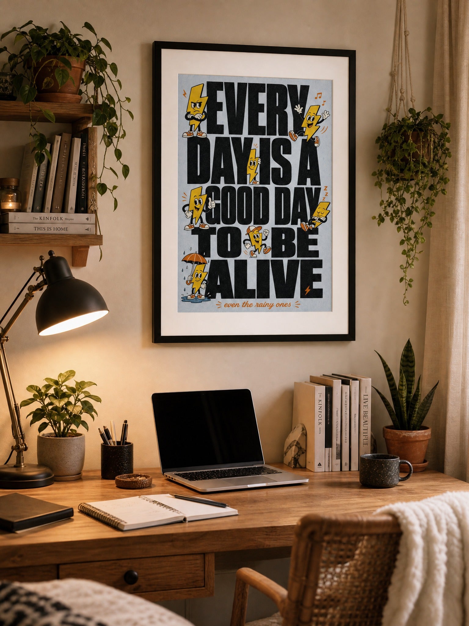 Every Day Is A Good Day — Typography Poster