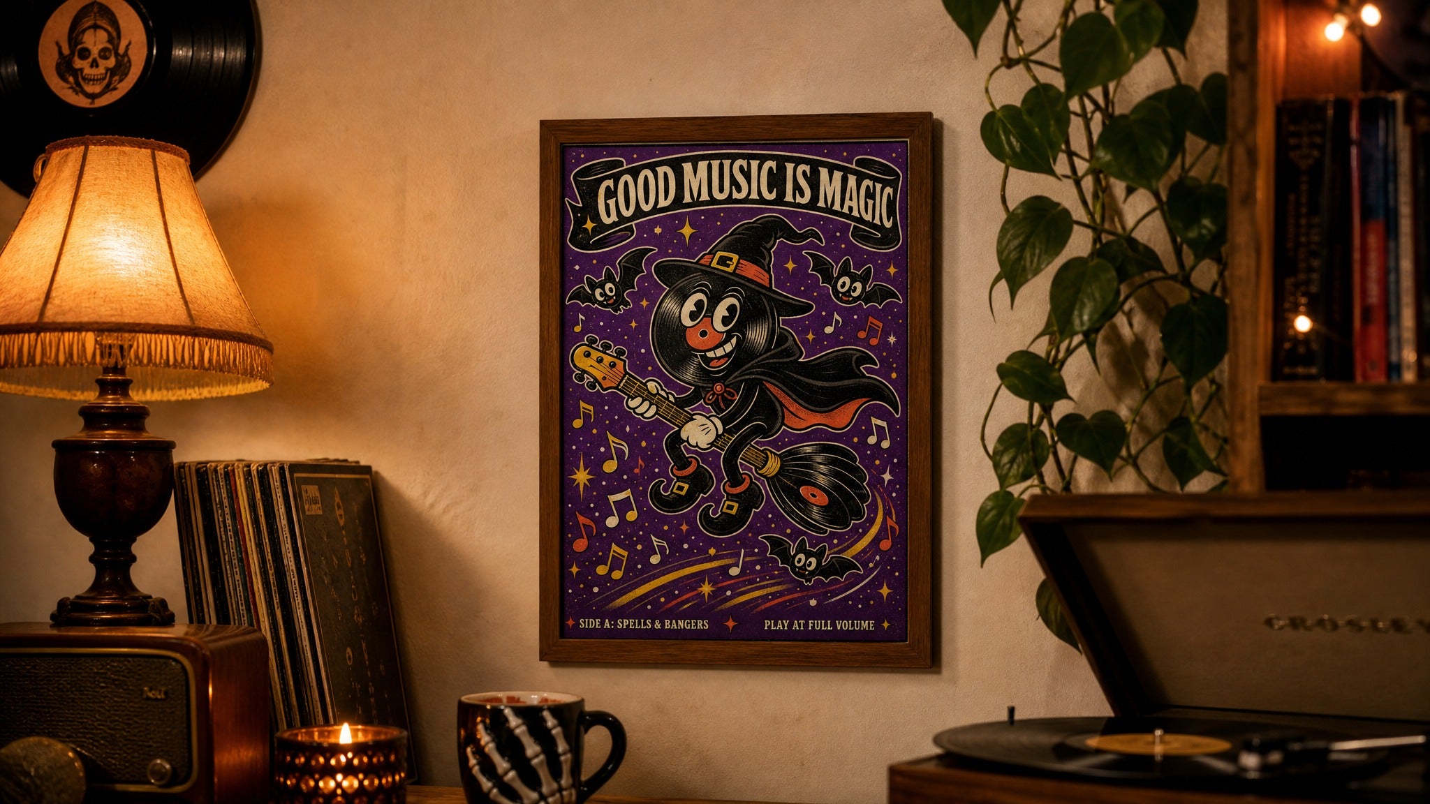 Good Music Is Magic — Vinyl Witch Poster