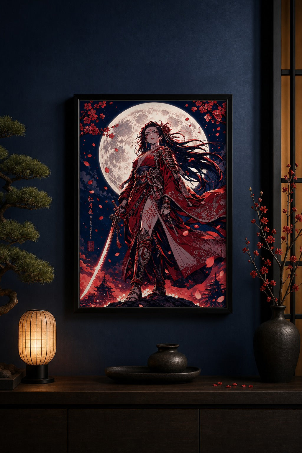 Moon Warrior — Anime Fantasy Poster