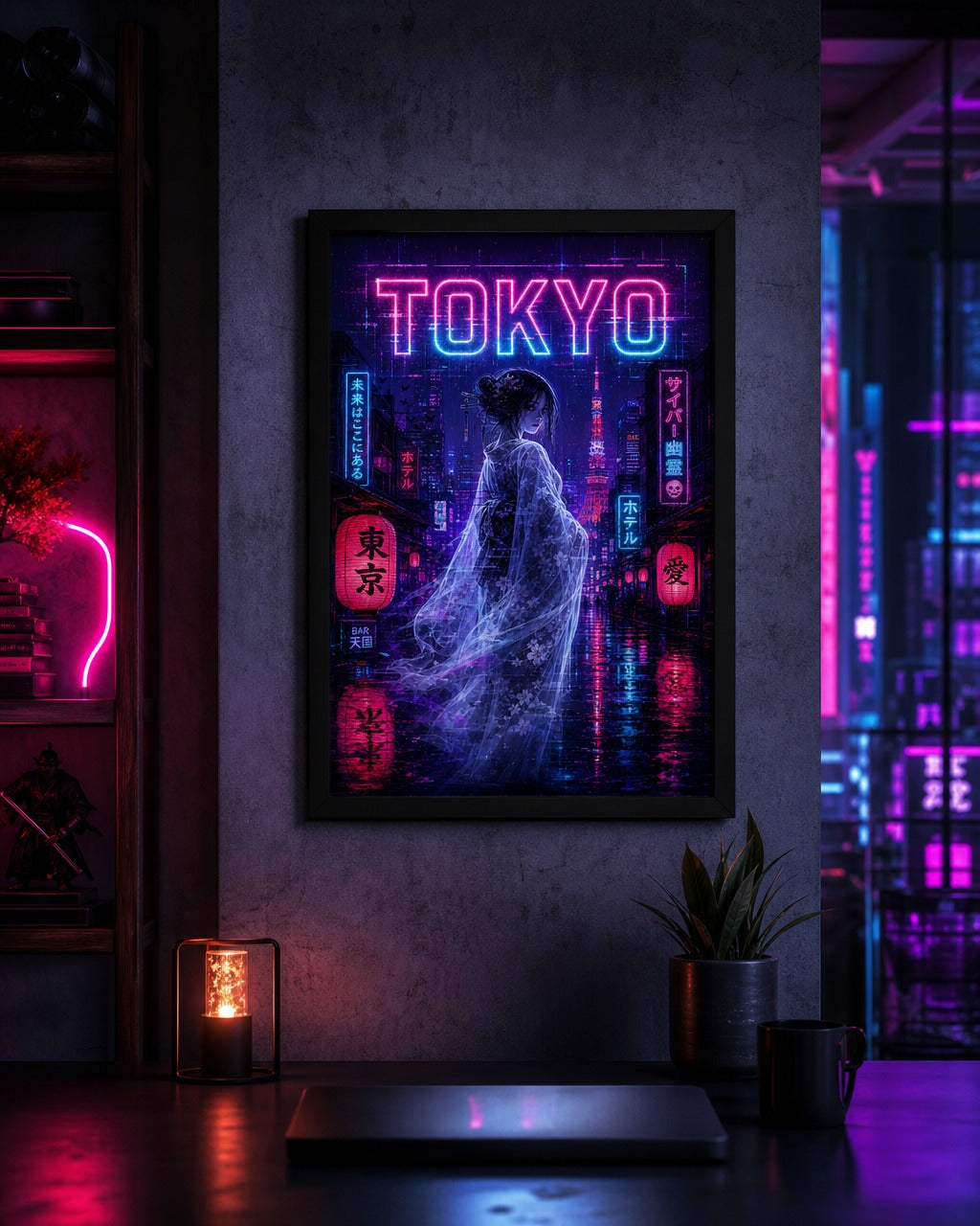 Tokyo Ghost — Cyberpunk Poster