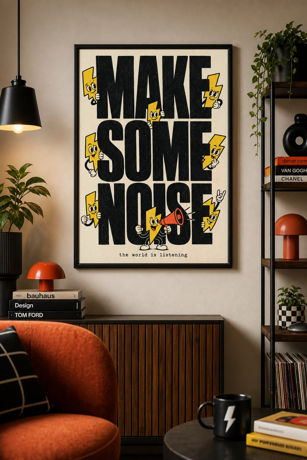 Make Some Noise — Typography Poster