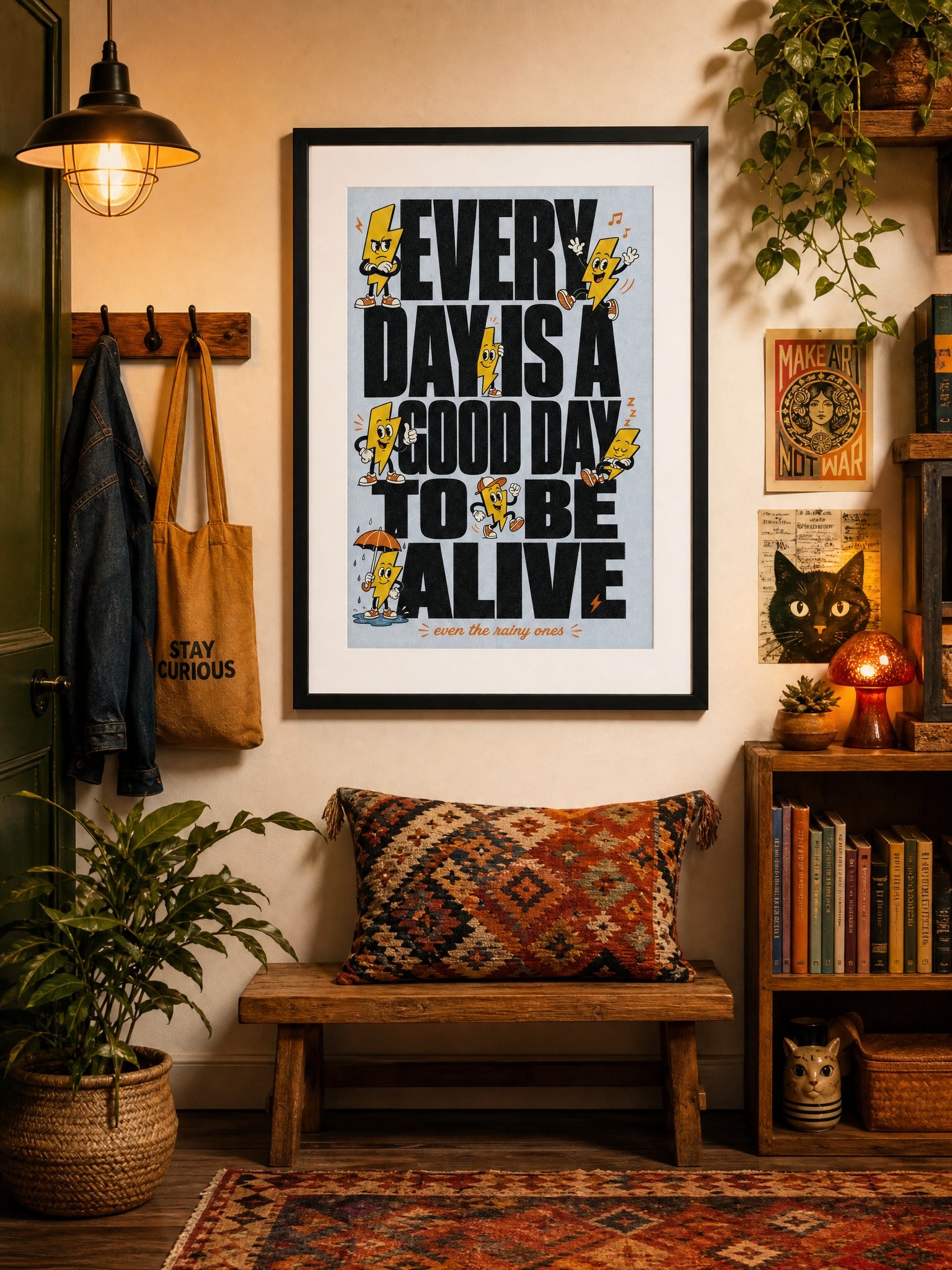 Every Day Is A Good Day — Typography Poster