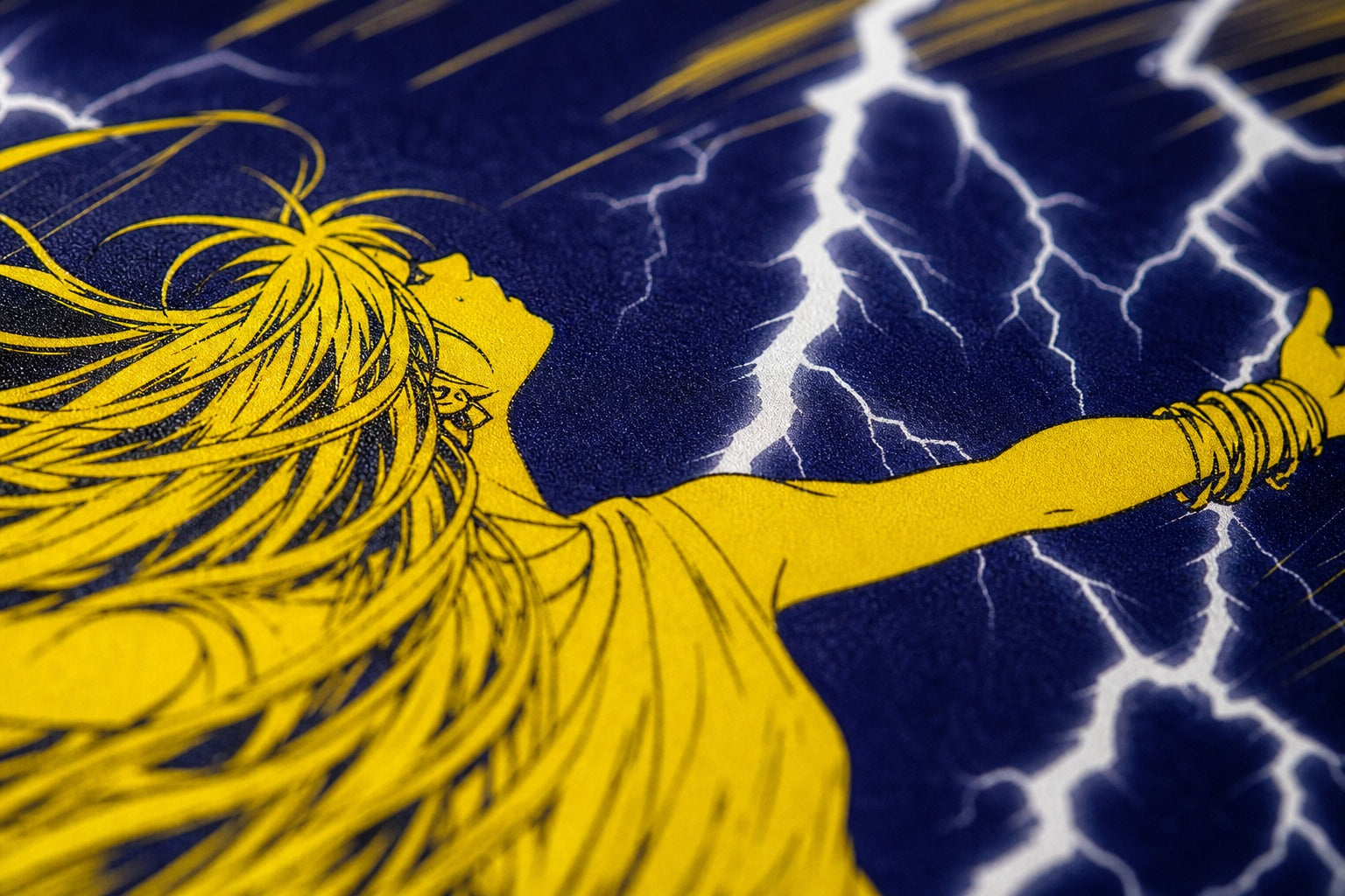Thunder Bloom — Storm Figure Poster