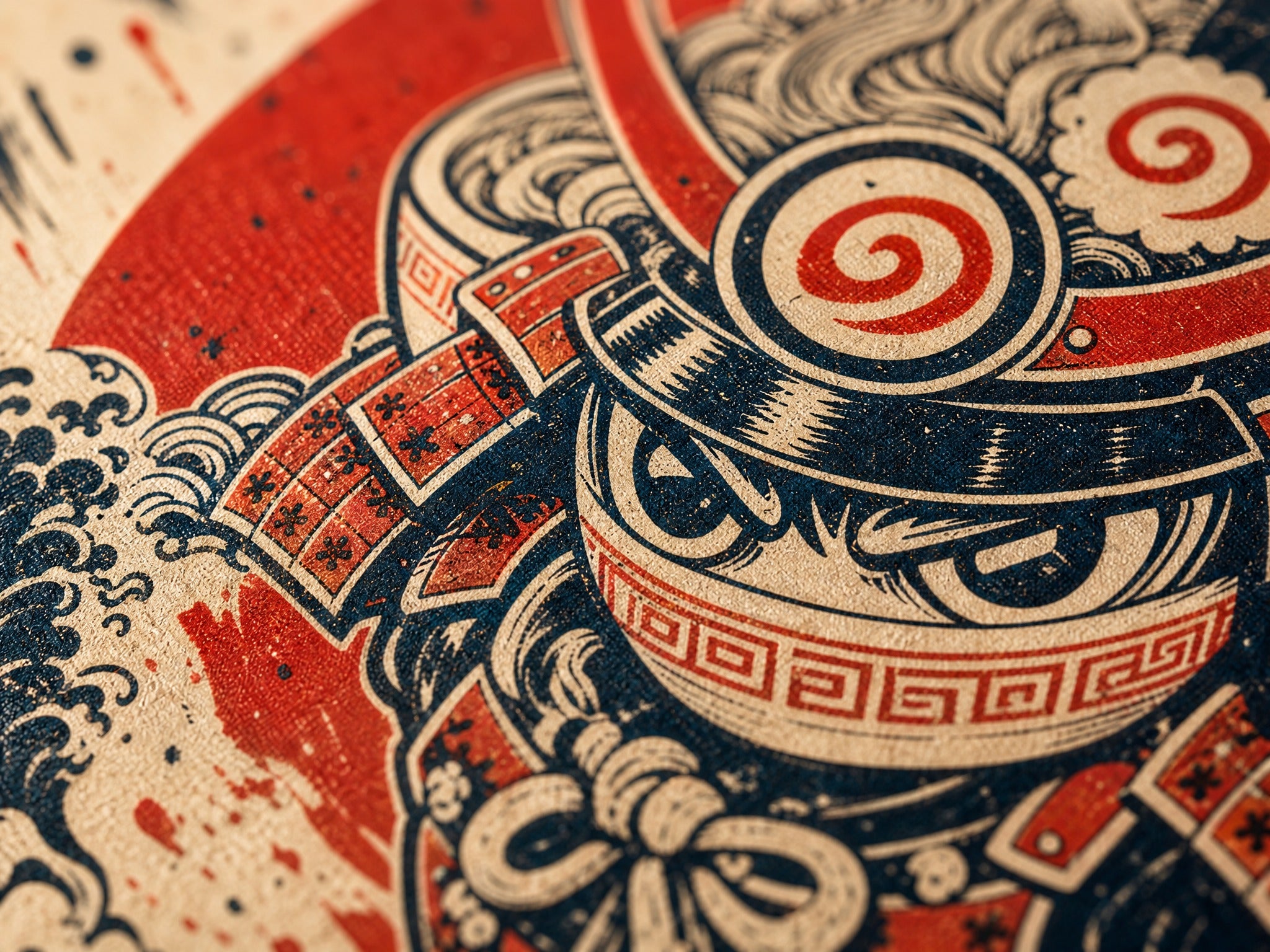 Noodle Warrior — Ramen Samurai Poster